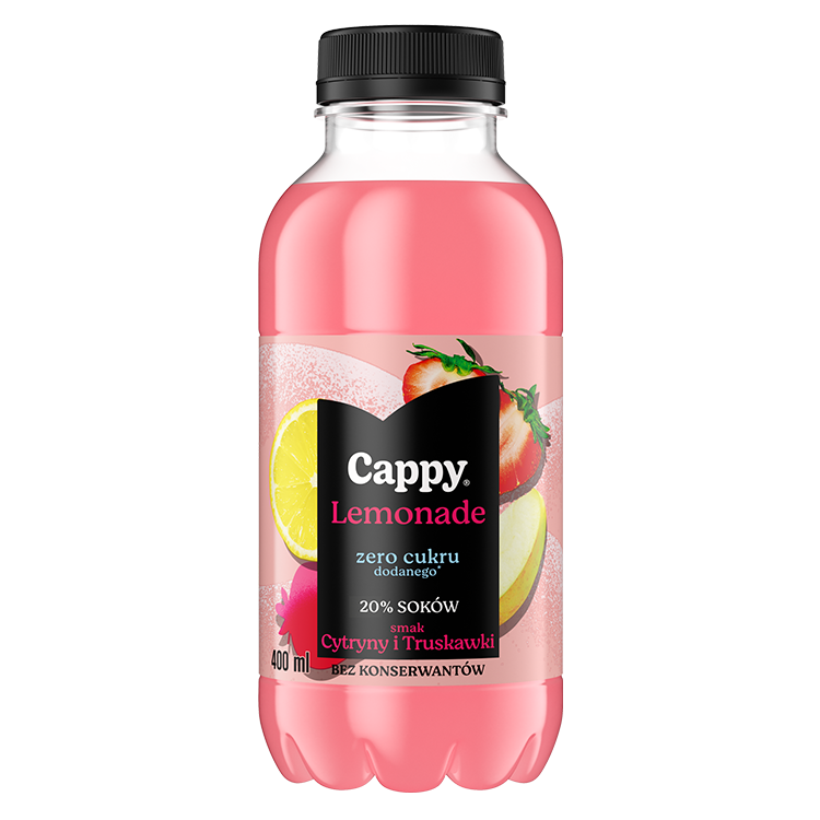 Cappy Lemonade Smak Cytryny i Truskawki