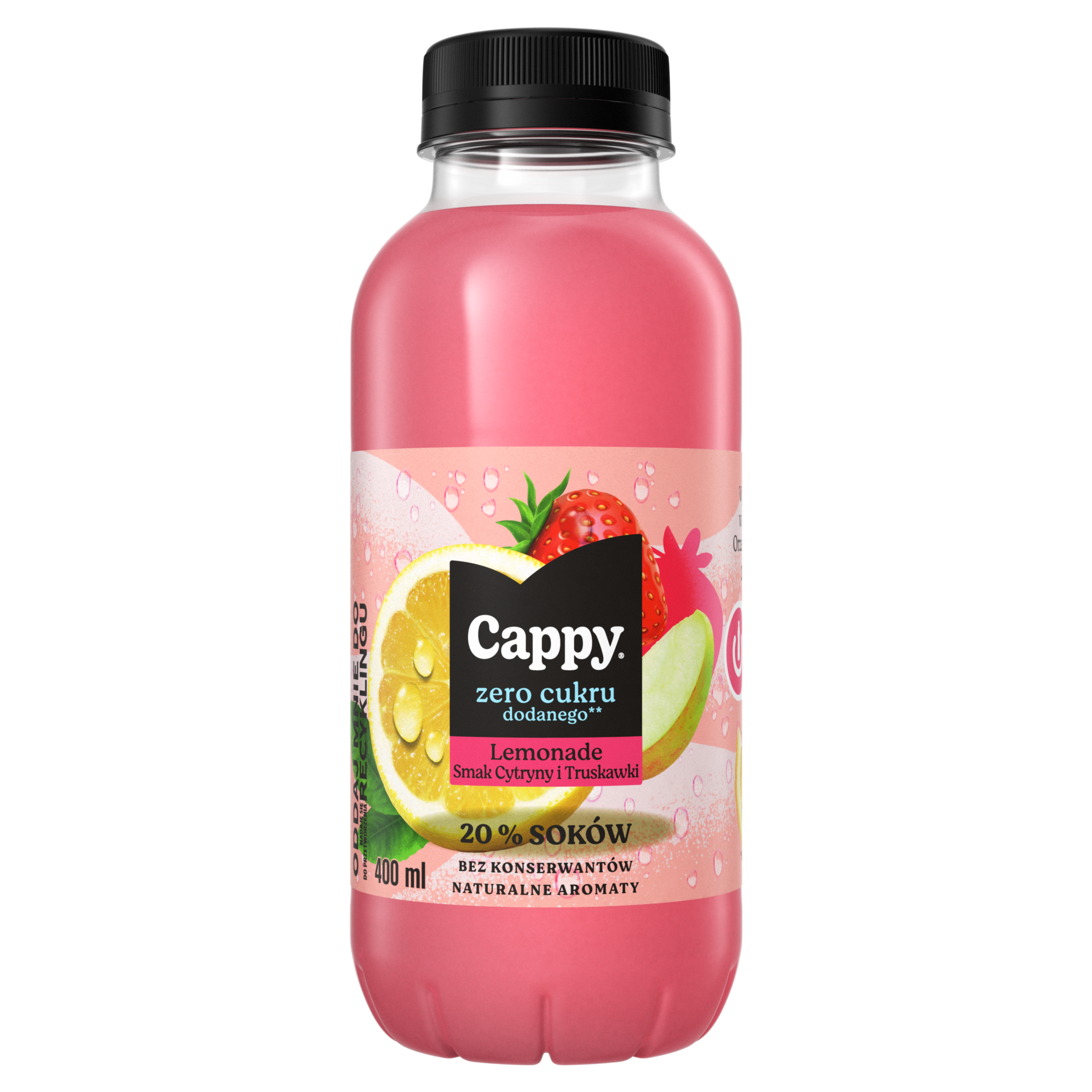 Cappy Lemonade Smak Cytryny i Truskawki