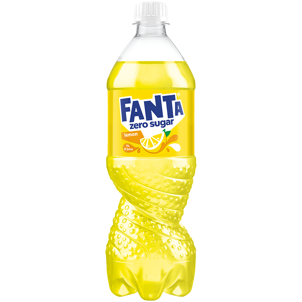 Butelka Fanta Lemon Zero