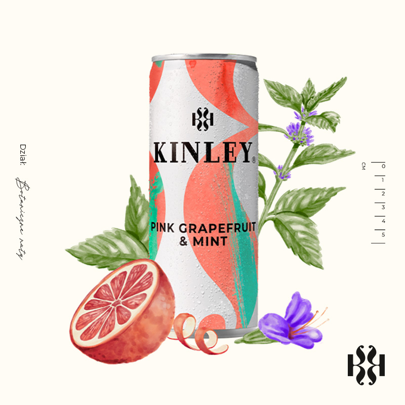 Kinley PINK GRAPEFRUIT & MINT