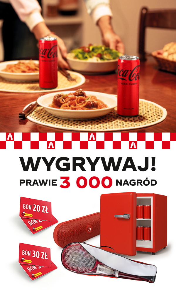 Wygrywaj prawie 3000 nagród z Coca-Cola i Biedronka