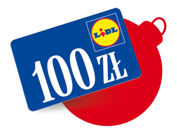 Nagroda - Bon do LIDL o wartości 100 zł