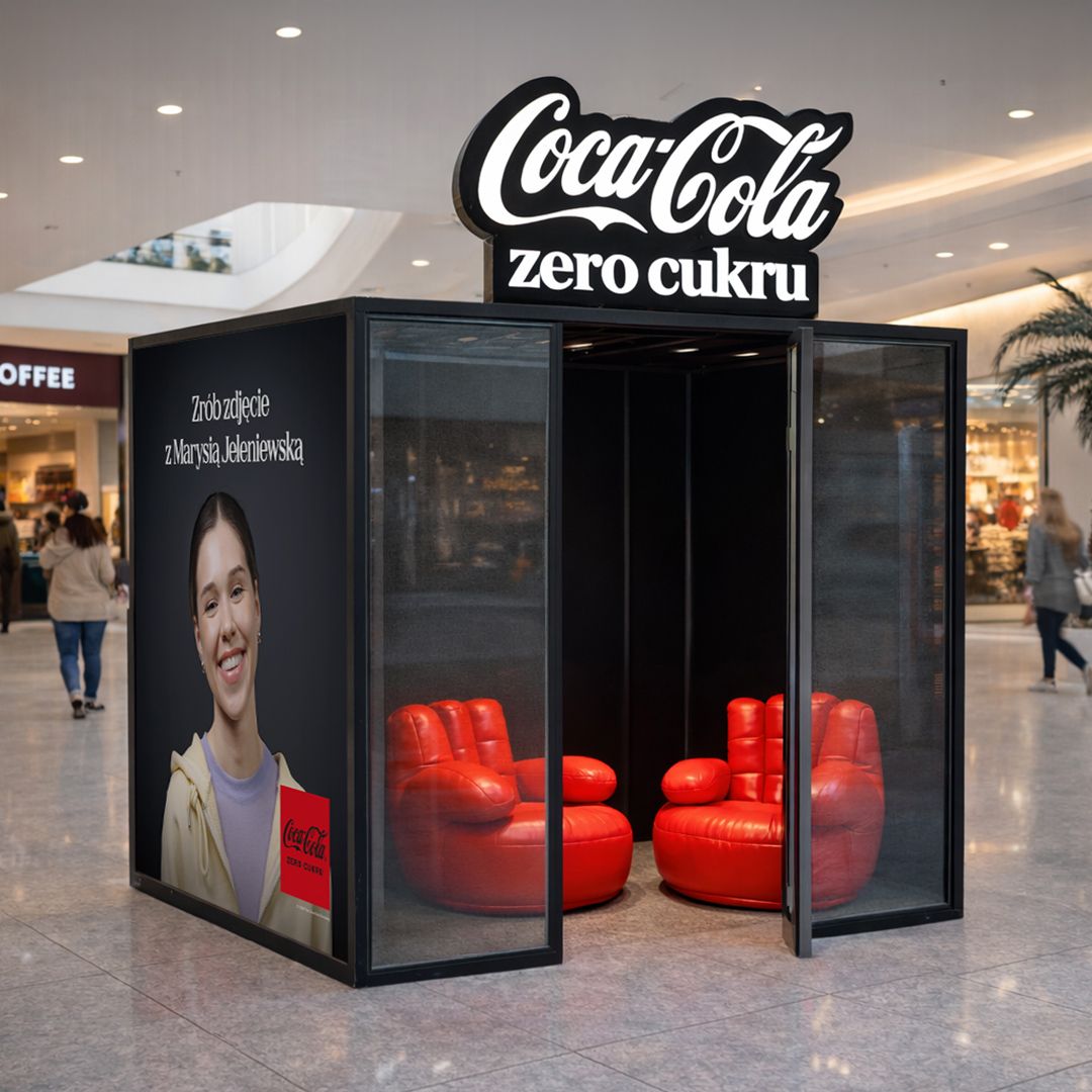 Specjalna fotobudka z AI awatarem Marysi Jeleniewskiej