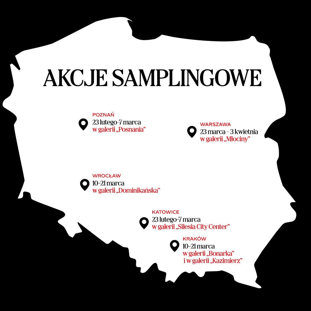 Mapka akcji samplingowych