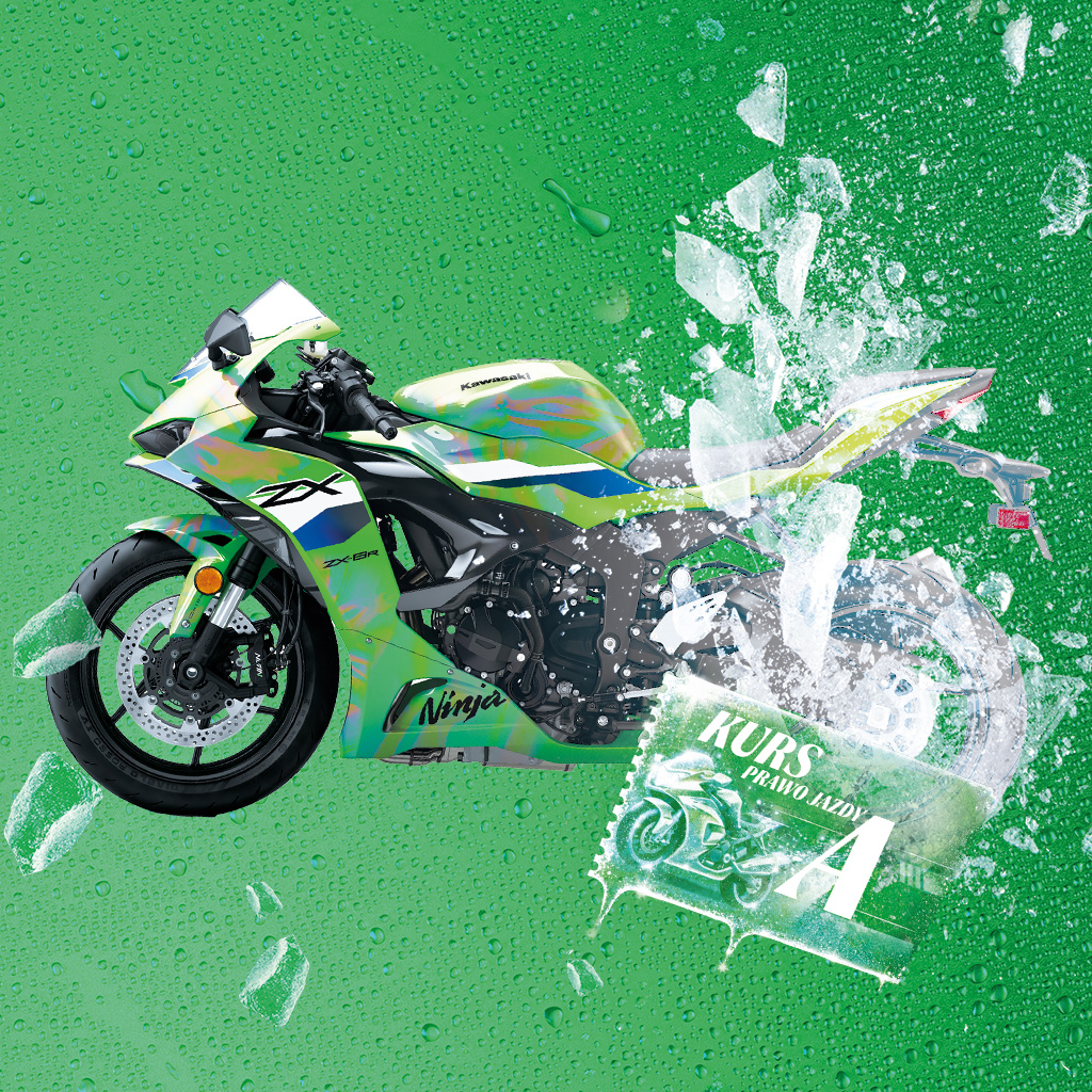 Kawasaki Ninja + kurs na prawo jazdy kategorii A