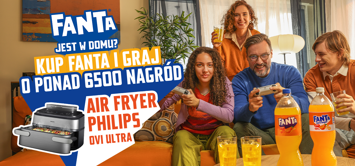 Baner promocyjny loterii Fanta Meals