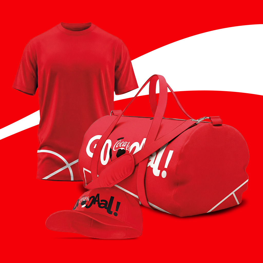 Zestaw kibica Coca-Cola