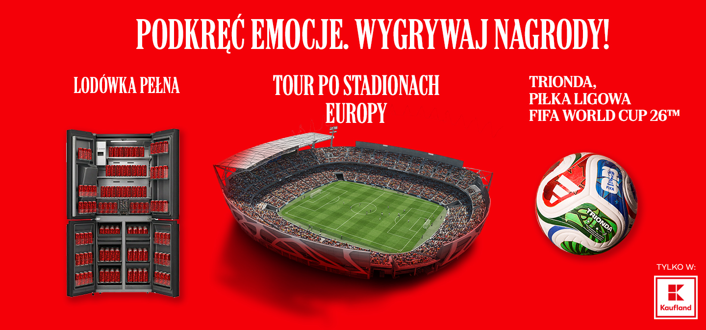 Baner promocyjny loterii Kaufland: podkręć emocje, wygrywaj nagrody!