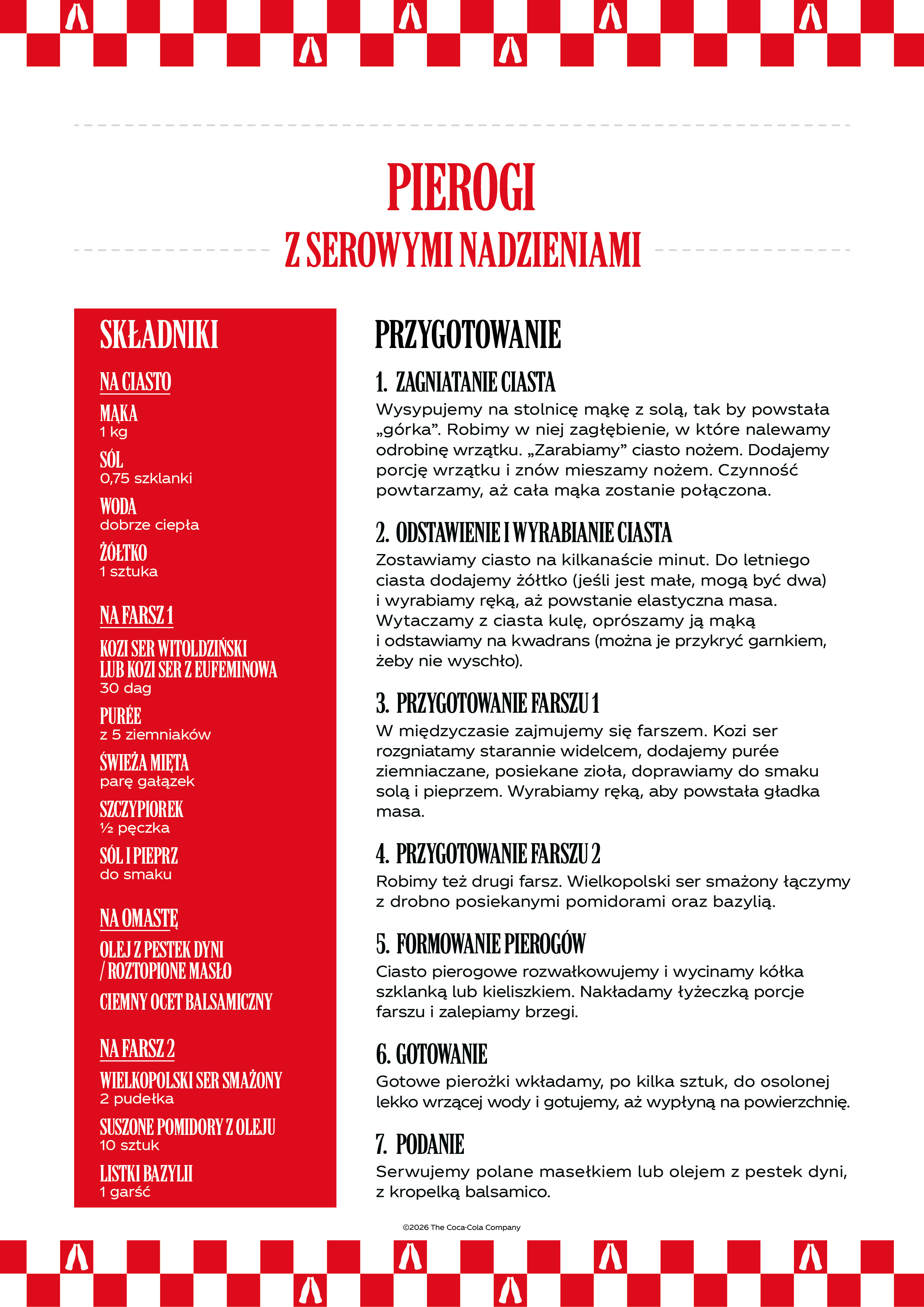 Przepis na pierogi z serowymi nadzieniami