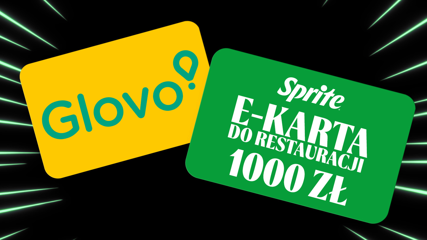 E-karta o wartości 1000 PLN lub voucher Glovo 100 PLN