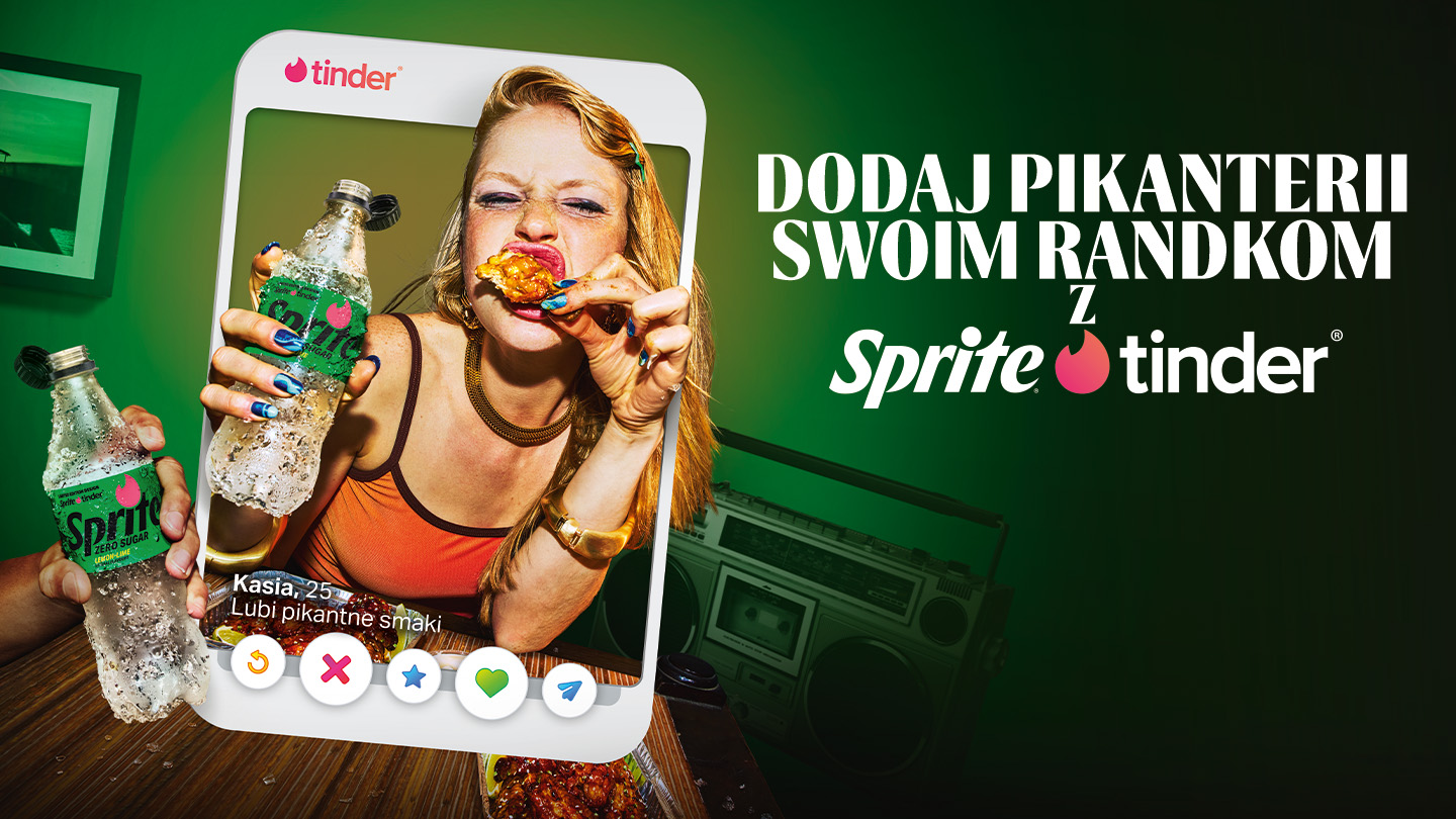 Dodaj pikanterii swoim randkom. Sprite x Tinder