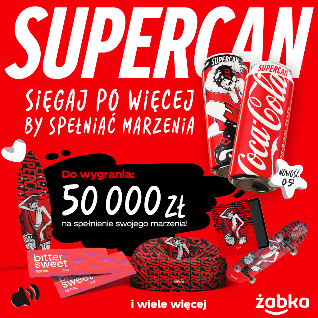 baner promocyjny loterii Supercan