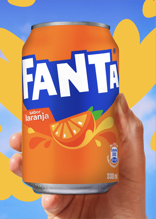 A can of Fanta