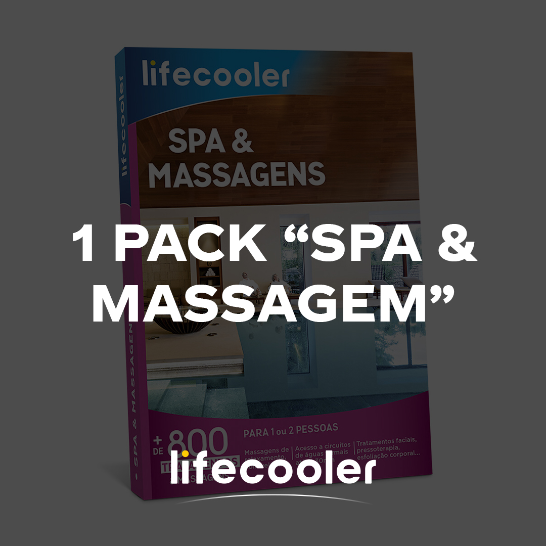 Pack de Spa e Massagem da lifecooler, prémio da campanha Fuze Tea 