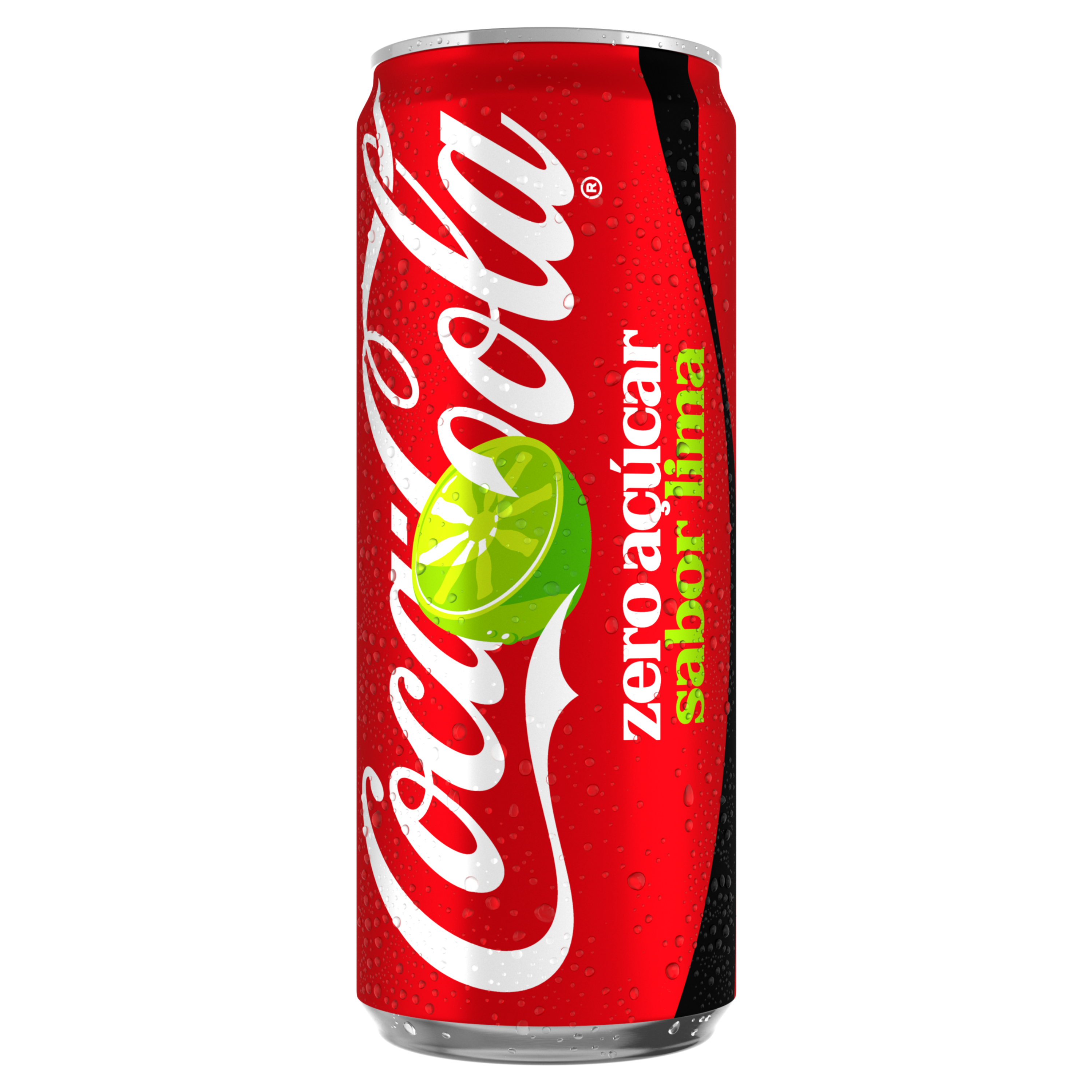 Uma lata de Coca-Cola Zero Lima