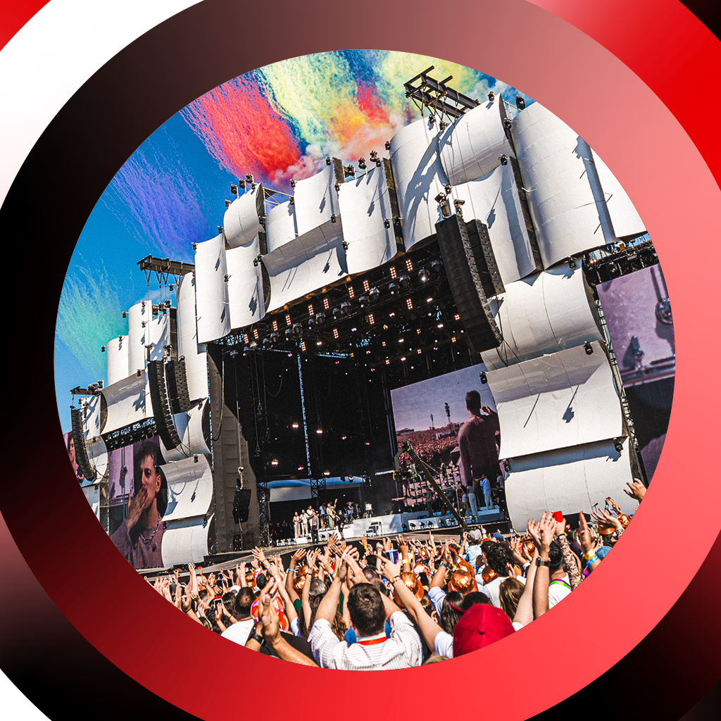 Concerto no Rock in Rio Lisboa com público em festa.