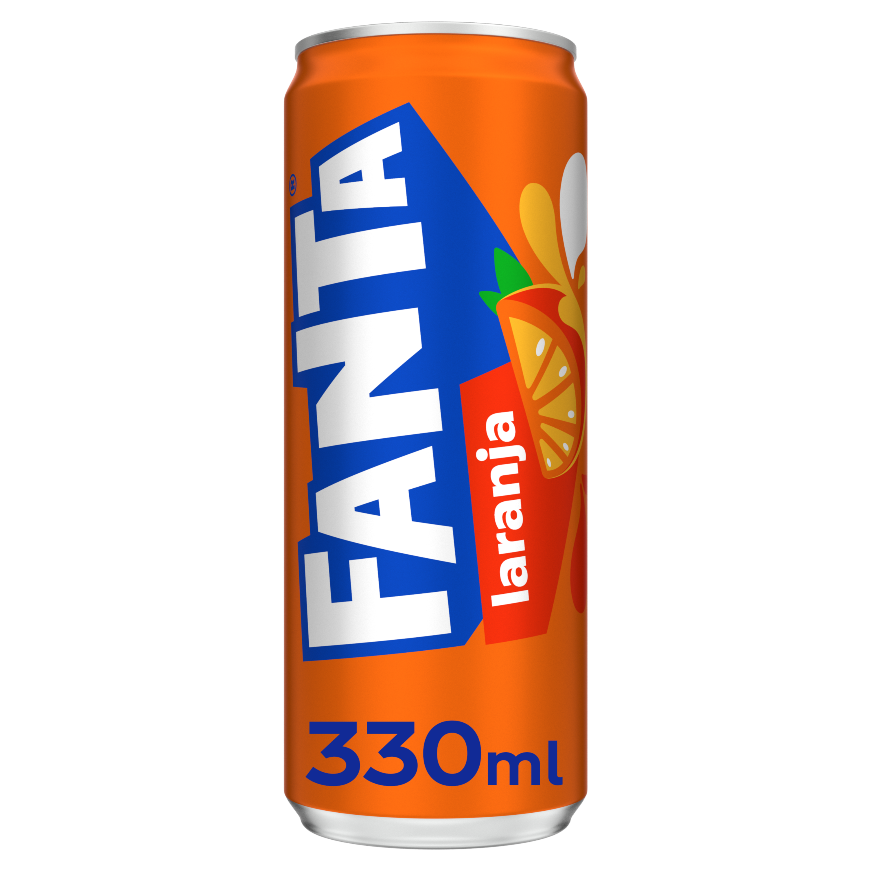 Uma lata de Fanta® Laranja