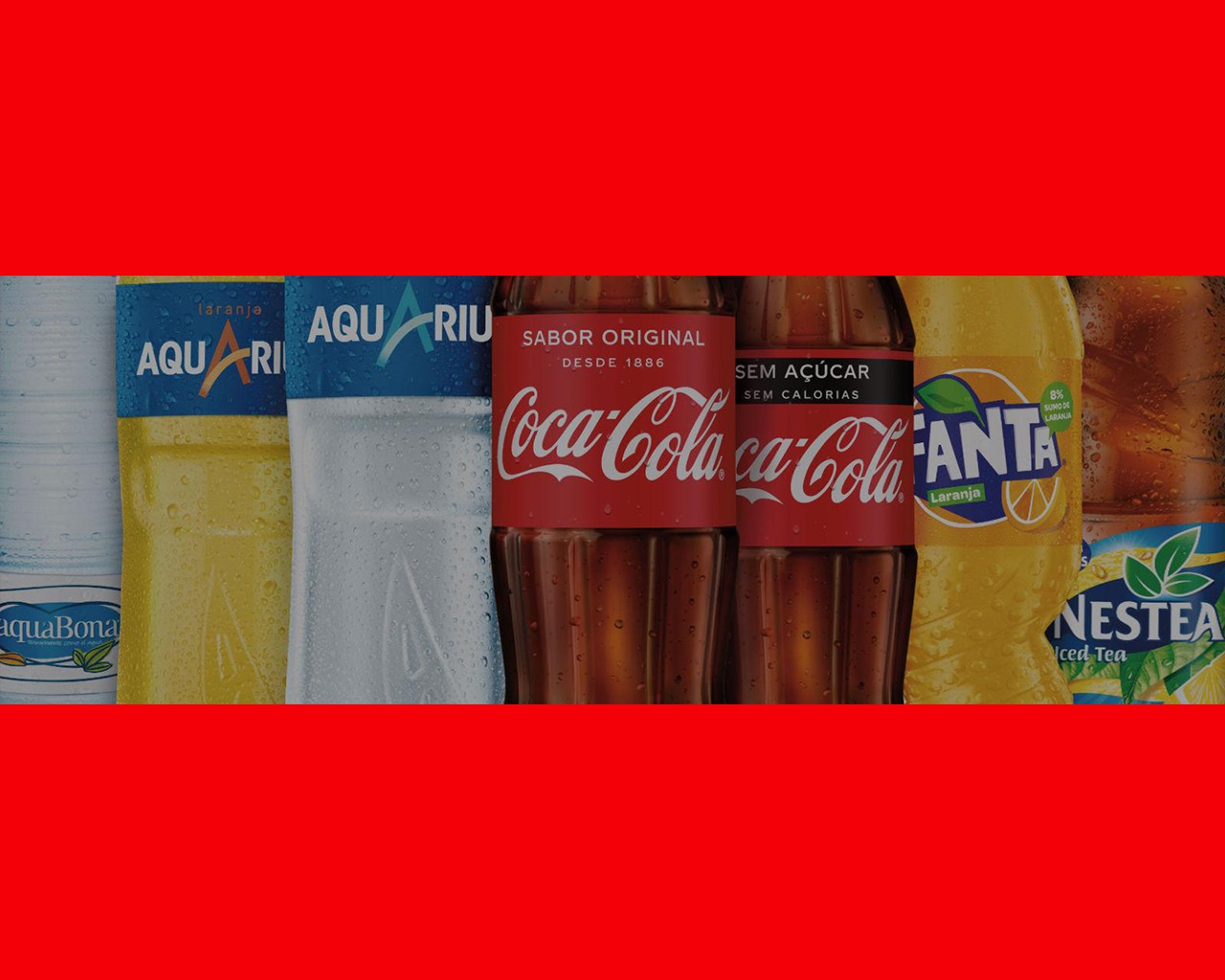 Variedades de bebidas da Coca-Cola Company