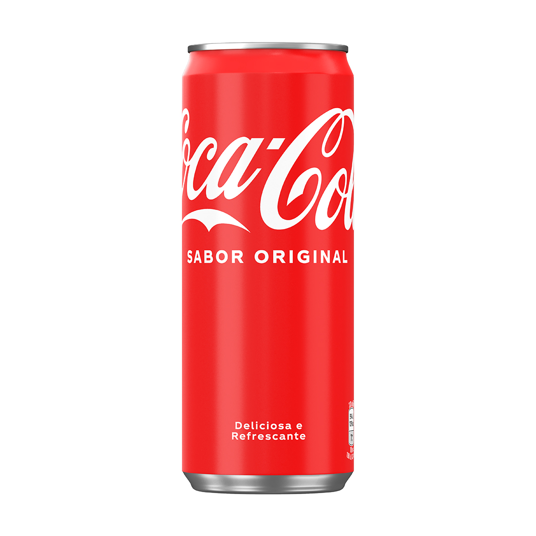 Uma garrafa de vidro de Coca-Cola sabor original