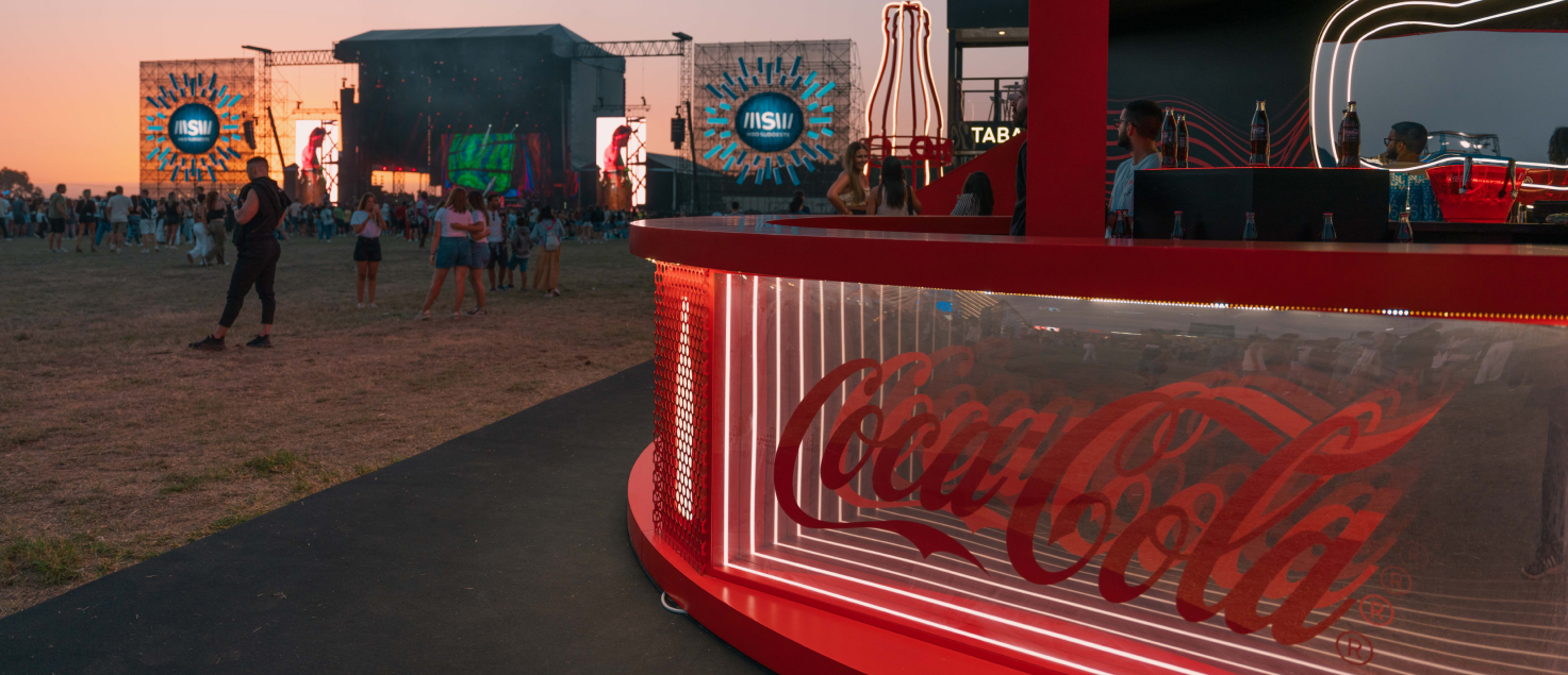 Coca-Cola volta a espalhar magia no MEO Sudoeste