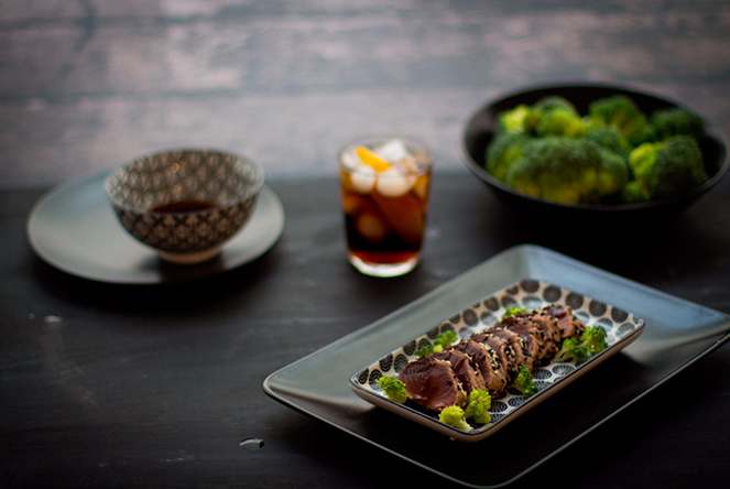 Filetes de atum bonito