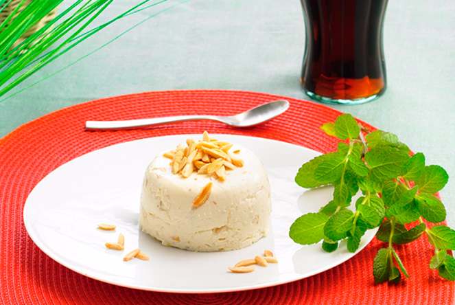 Parfait de amêndoa bêbedo