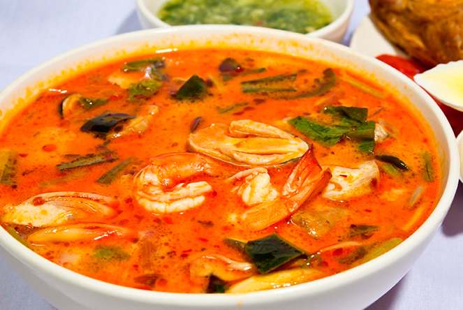 Sopa de camarao