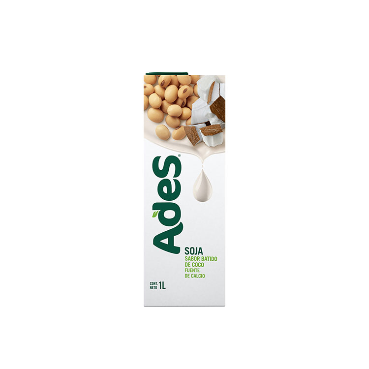 Tetra Brik Ades Soja Sabor Batido de Coco