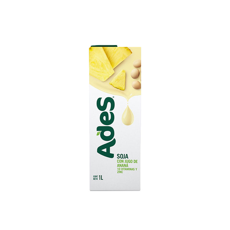 Tetra Brik Ades Soja Sabor Ananá