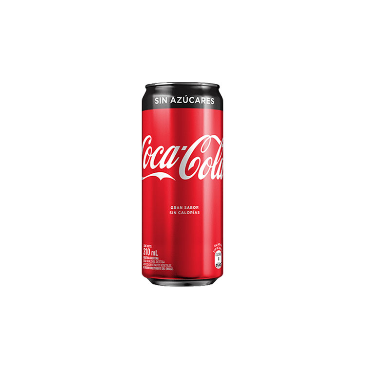 Lata de Coca-Cola Sin Azúcares