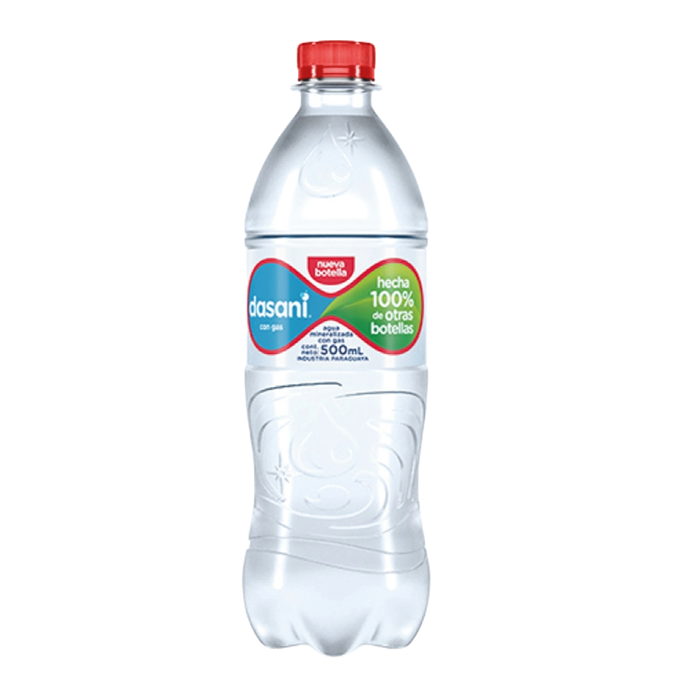 Botella de Dasani Con Gas 500mL