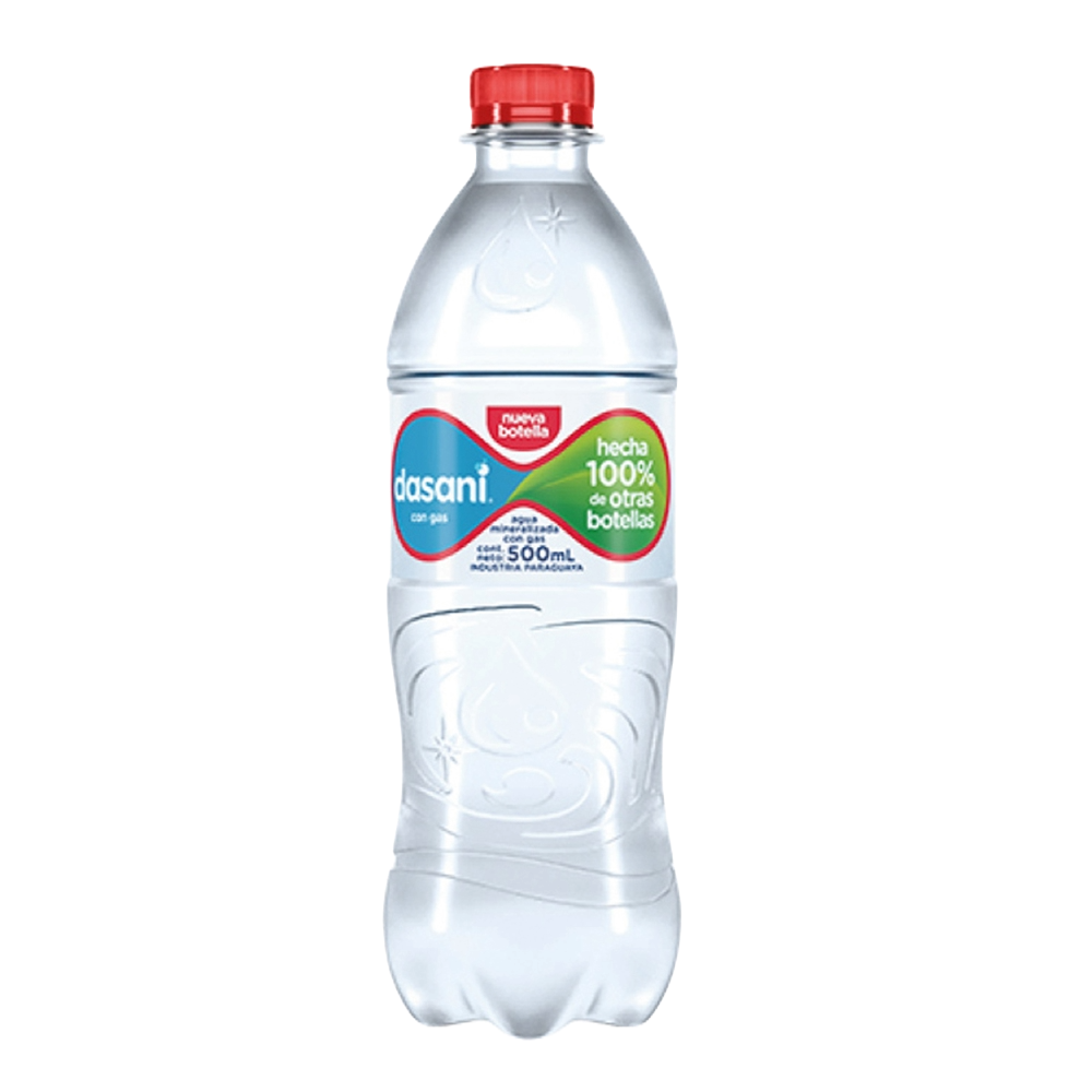 Dasani, agua mineralizada con y sin gas CocaCola PY