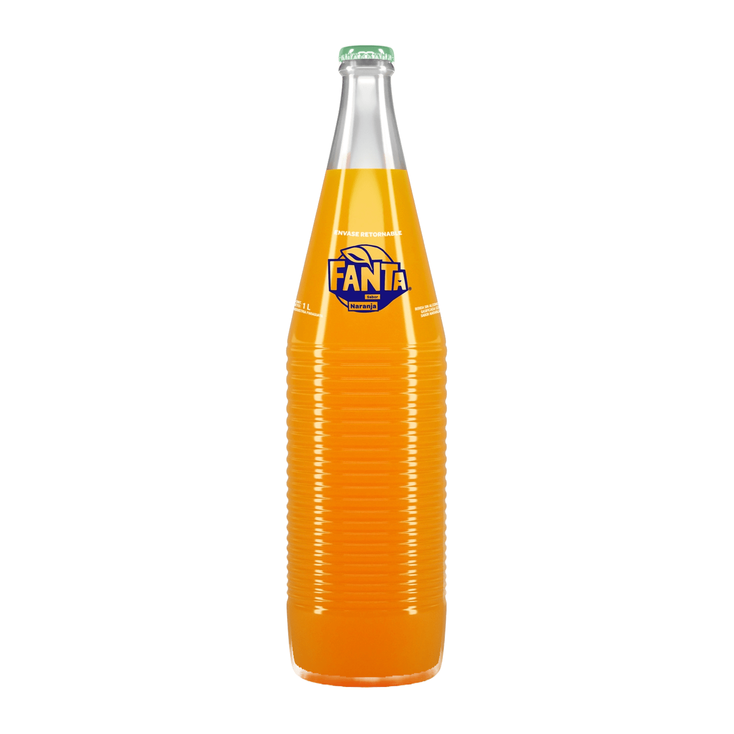 Botella de Fanta Sabor Naranja 1L Retornable