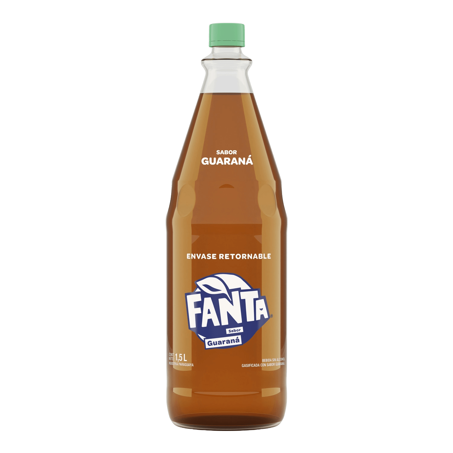 Botella de Fanta Sabor Guaraná 1.5L Retornable