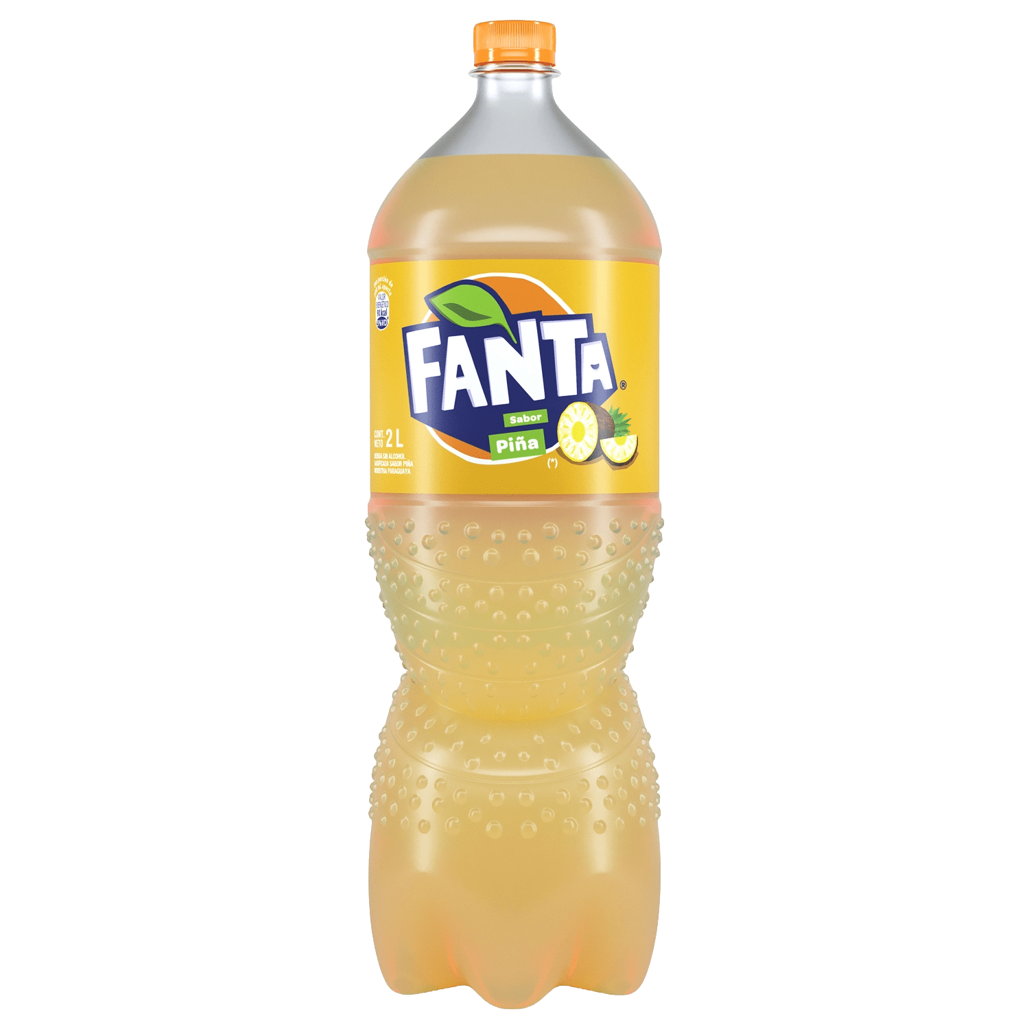 Botella de Fanta Sabor Piña 2L
