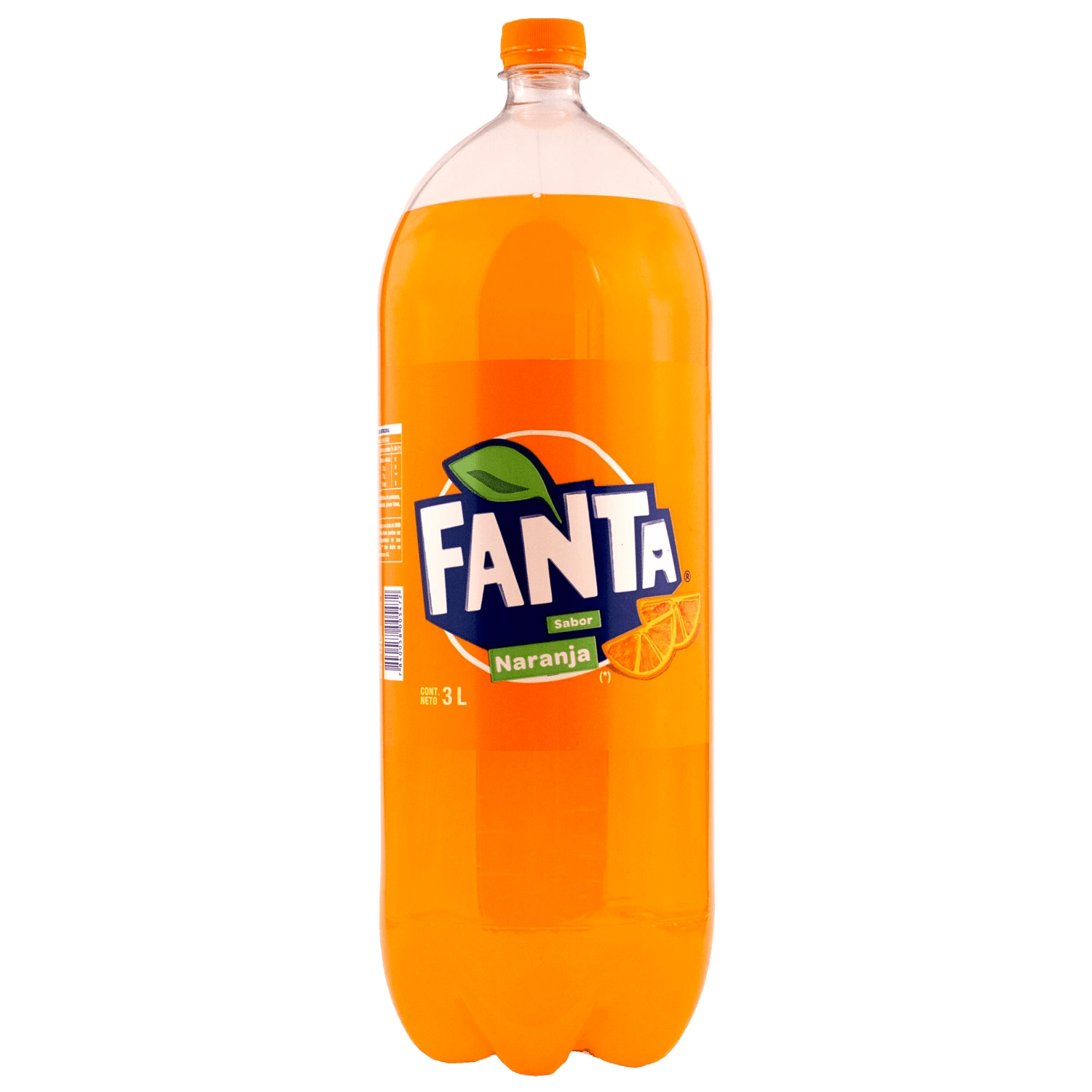 Botella de Fanta Sabor Naranja 3L