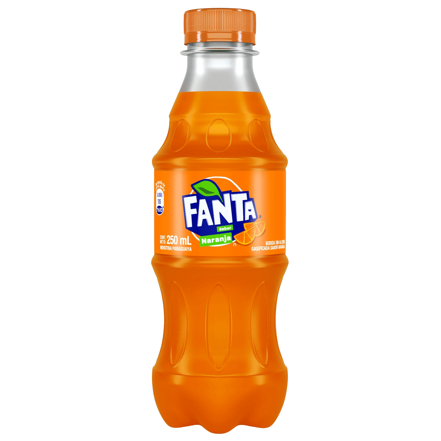 Botella de Fanta Sabor Naranja 250 mL