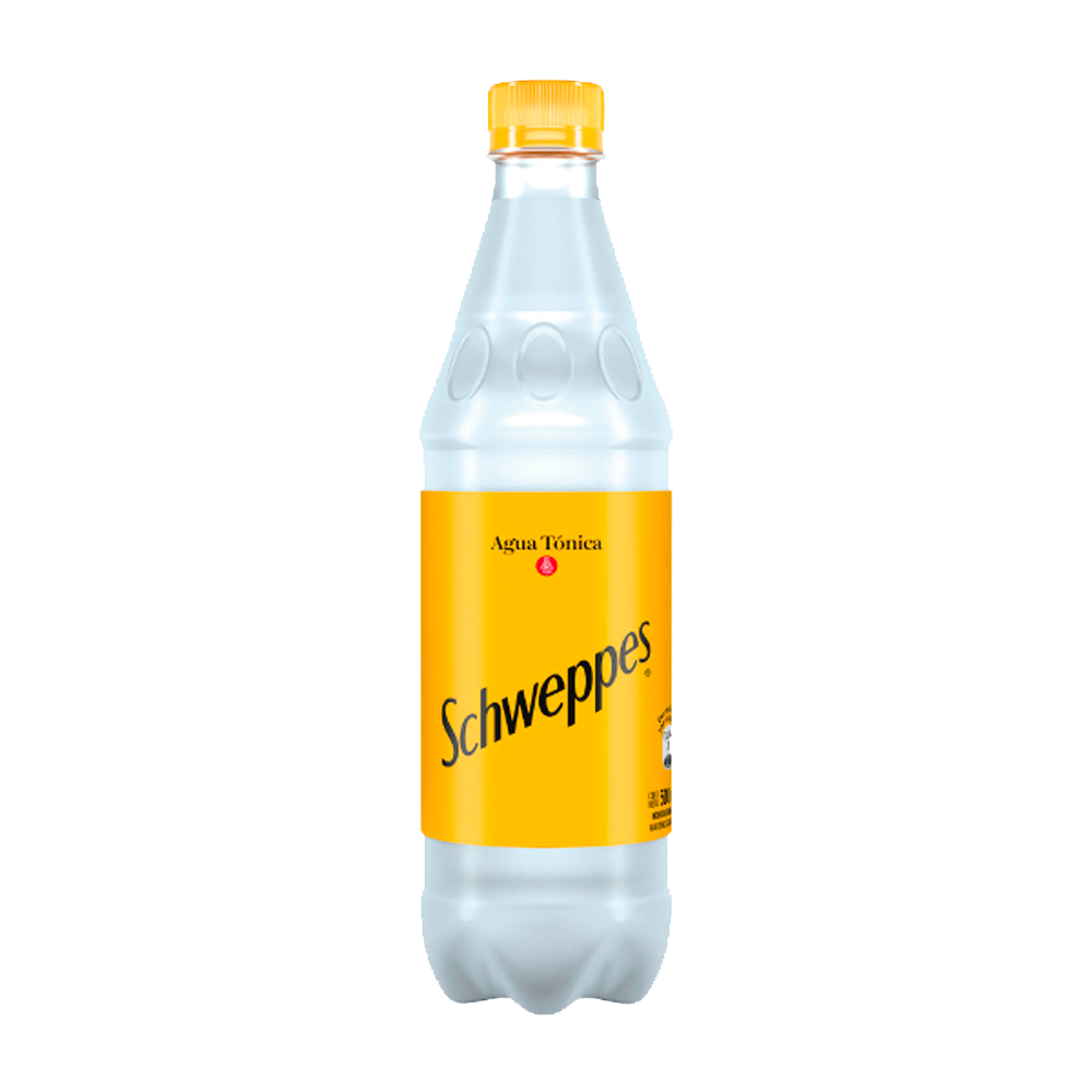 Botella de Schweppes Agua Tónica 500 mL