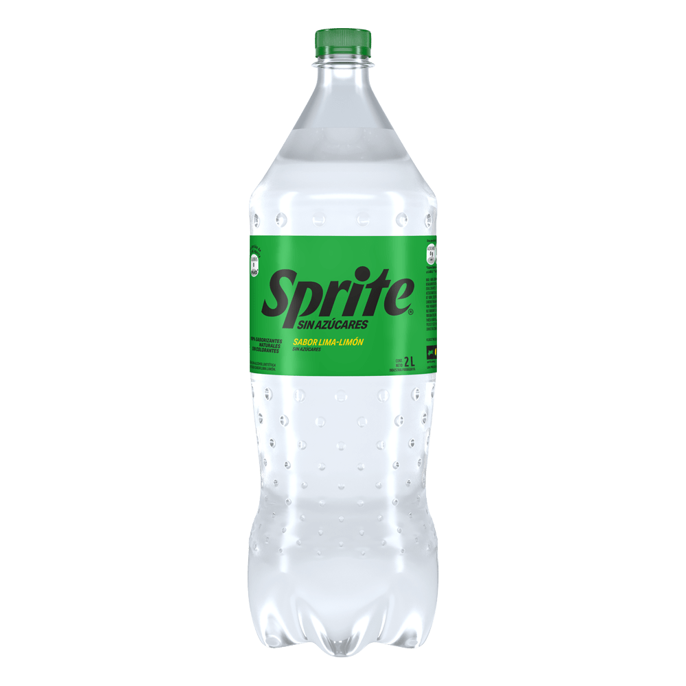 Botella de Sprite Sin Azúcares 2L
