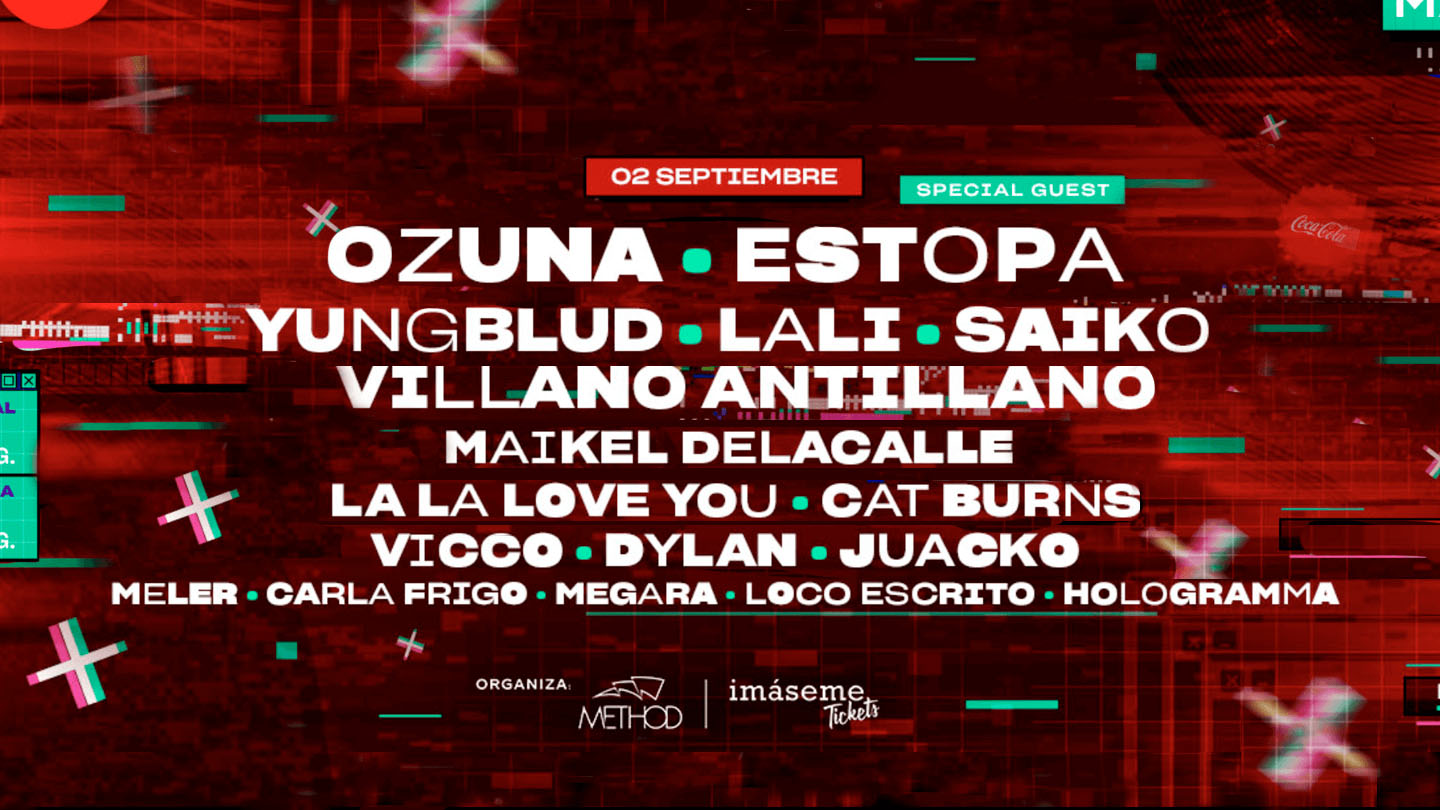 Coca-Cola Music Experience Festival Line Up. Dia 2 de Septiembre