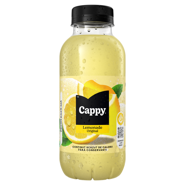 Sticlă de Cappy Lemonade Lămâi Delicioase