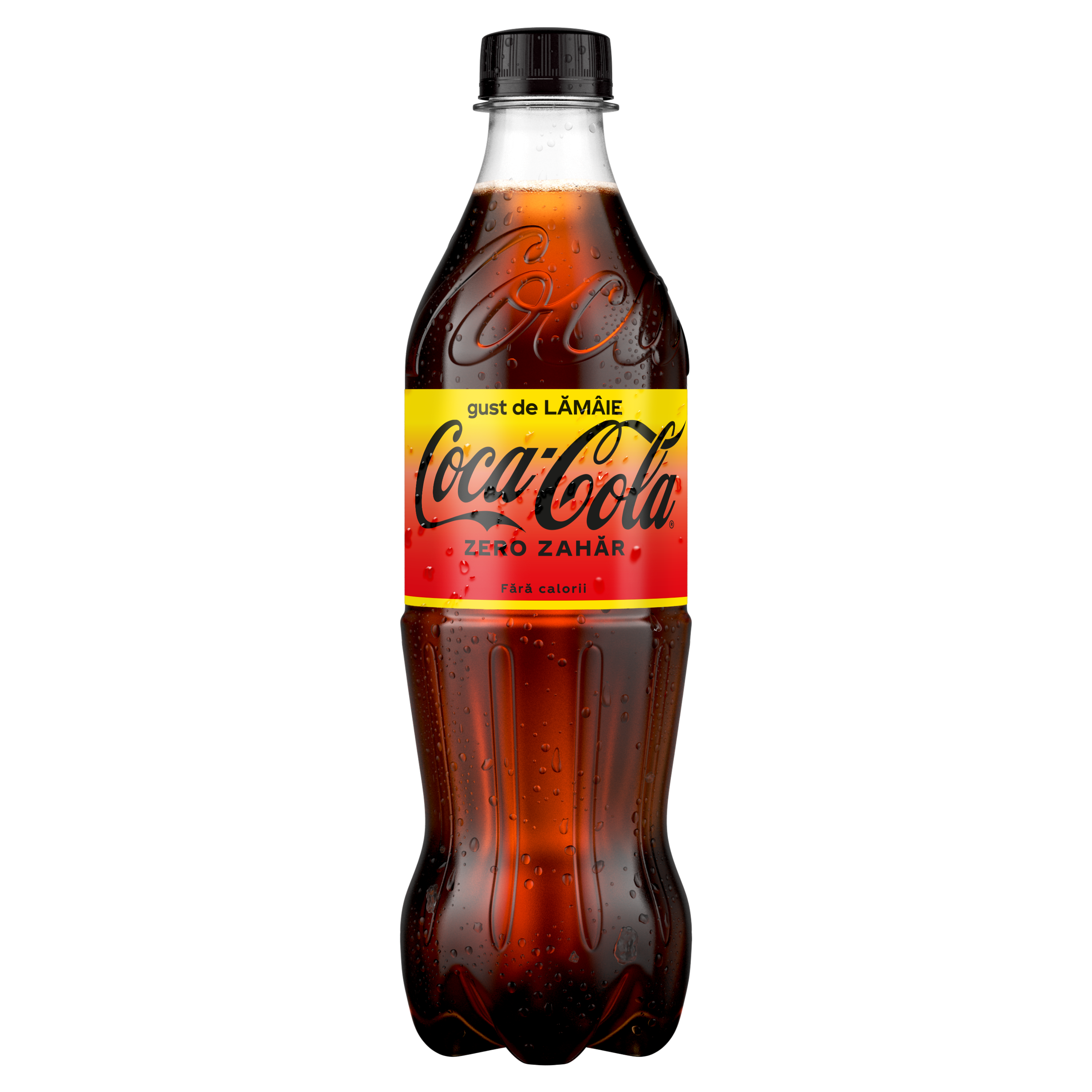 Sticlă de Coca-Cola Zero Zahăr cu gust de Lămâie