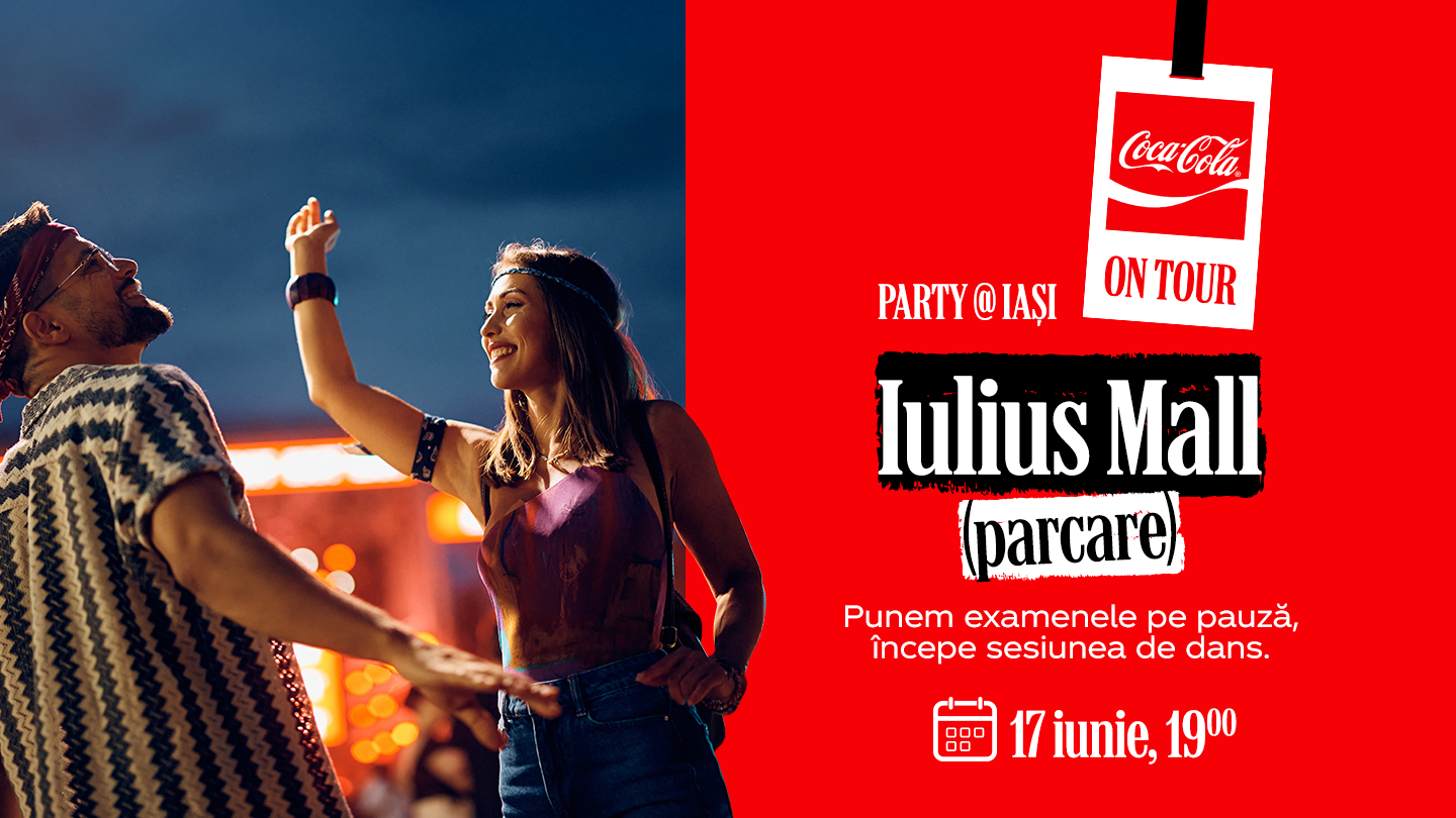 Un banner cu tineri la o petrecere