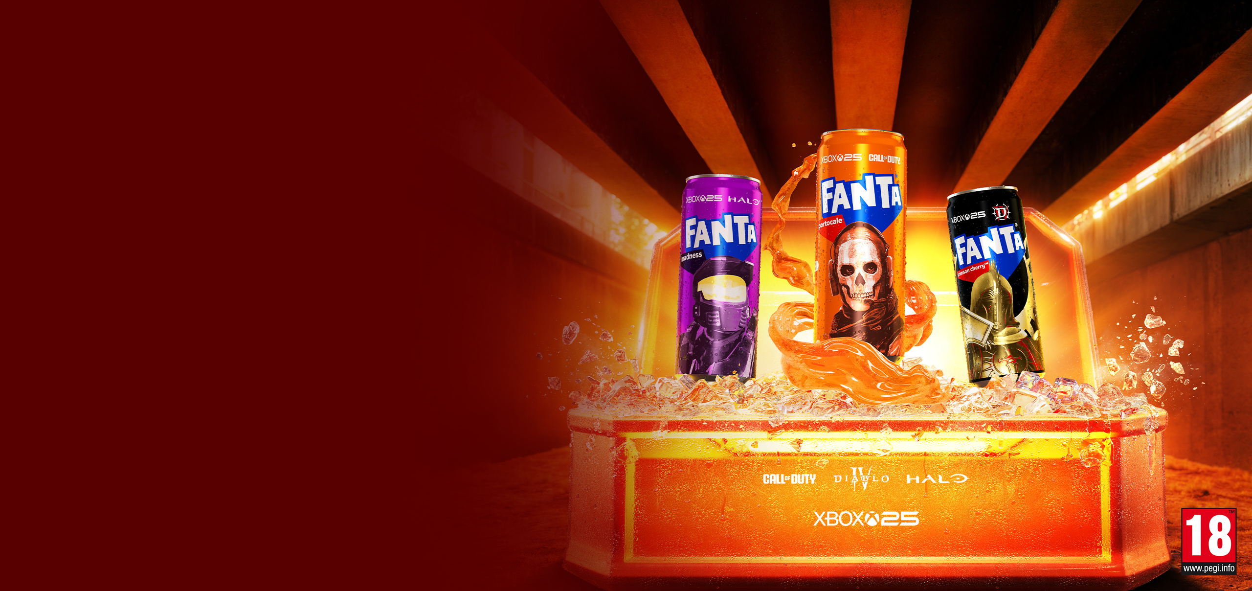 Trei doze de Fanta, iesind dintr-un cufar de comori