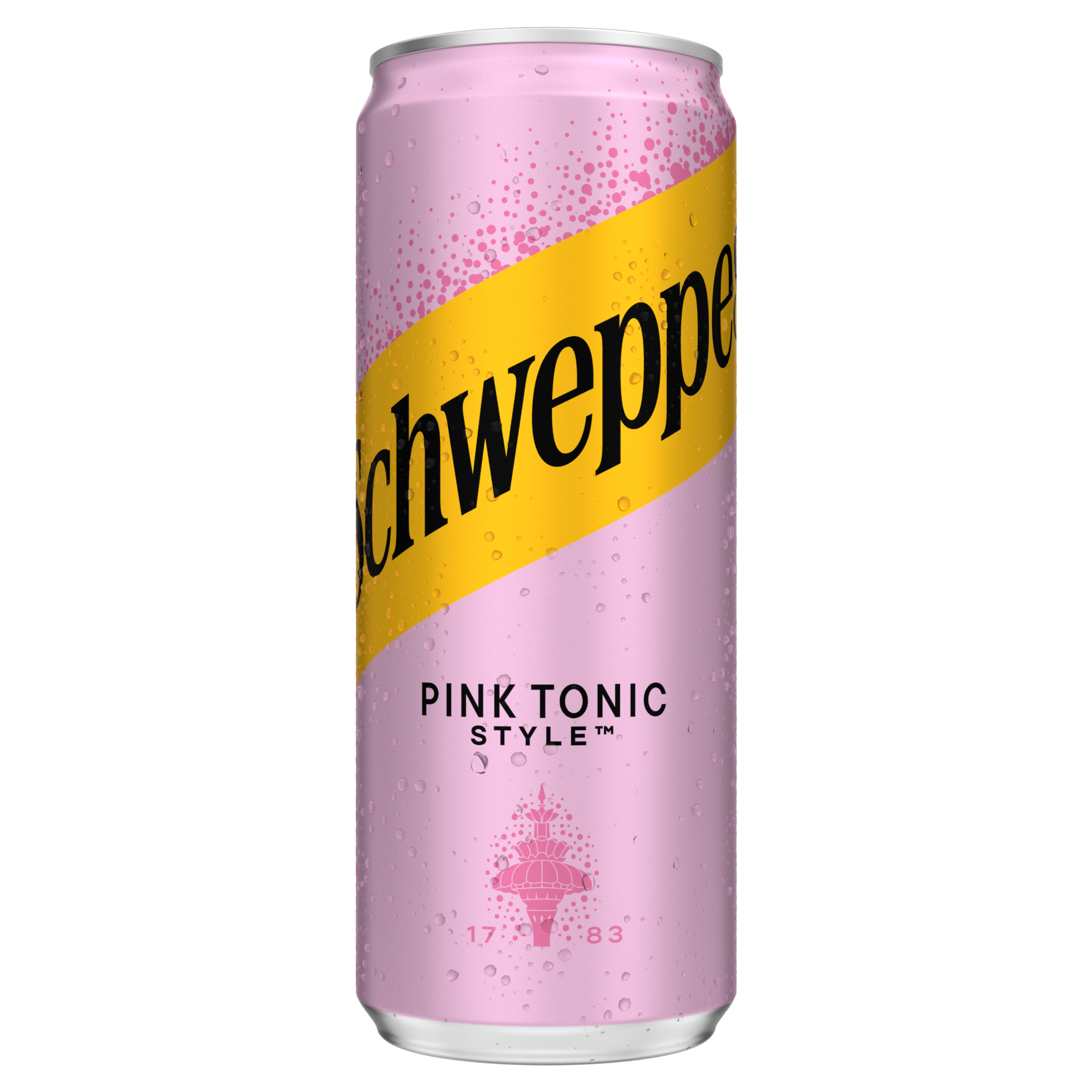 Doză de Schweppes Pink Tonic Style