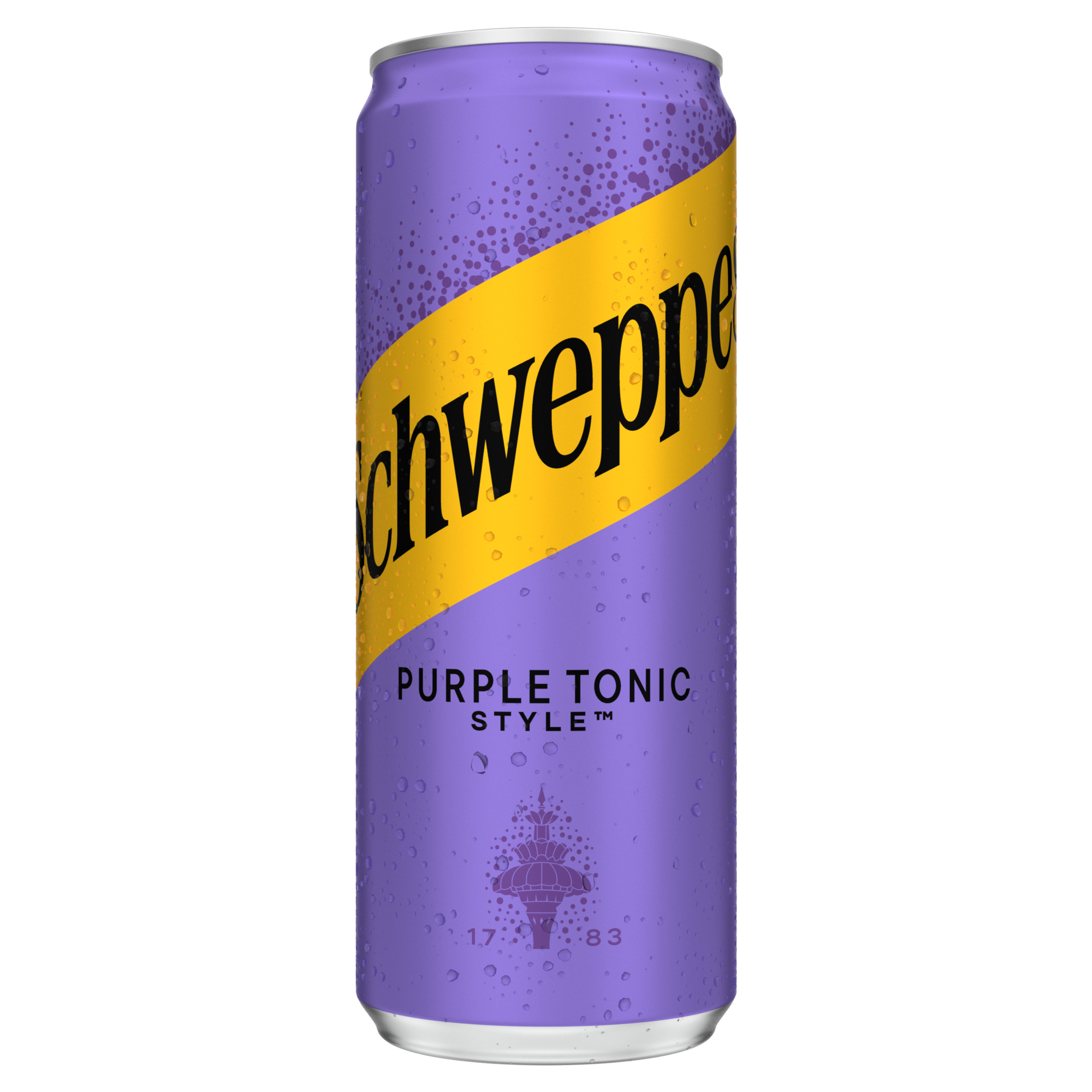 Doză de Schweppes Purple Tonic
