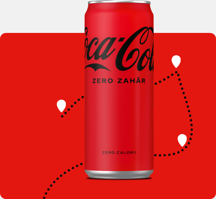 O doza de Coca-Cola Zero peste harta Food Truck-ului Coca-Cola