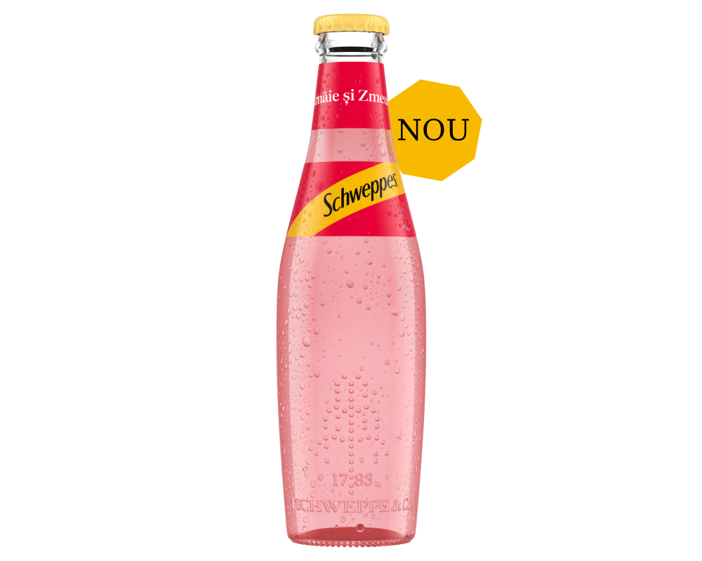 Doză de Schweppes Lămâie și Zmeură