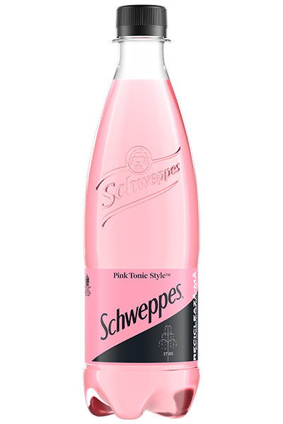 Sticlă de Schweppes Pink Tonic Style