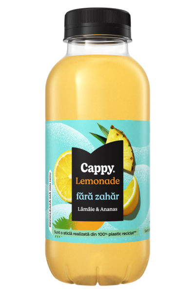 Cappy Lemonade Zero Zahăr - Lămâie & Ananas